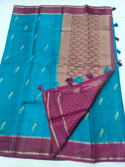 FANCY TUSSER SILK SAREE - B S CHANNABASAPPA & SONS