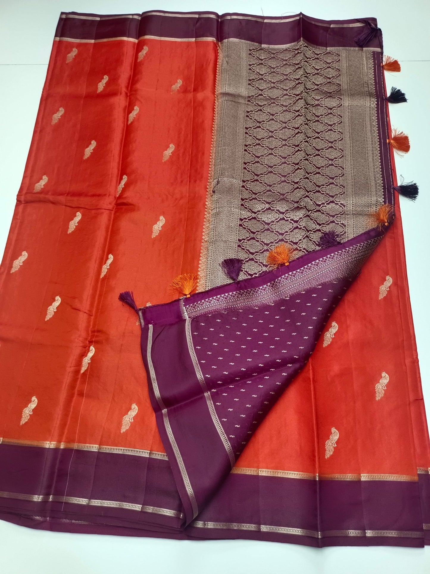 FANCY TUSSER SILK SAREE - B S CHANNABASAPPA & SONS