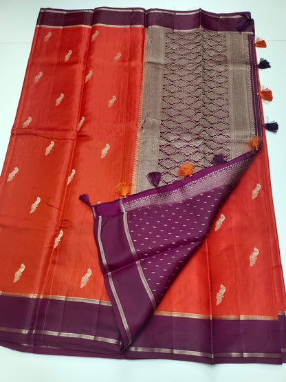 FANCY TUSSER SILK SAREE - B S CHANNABASAPPA & SONS