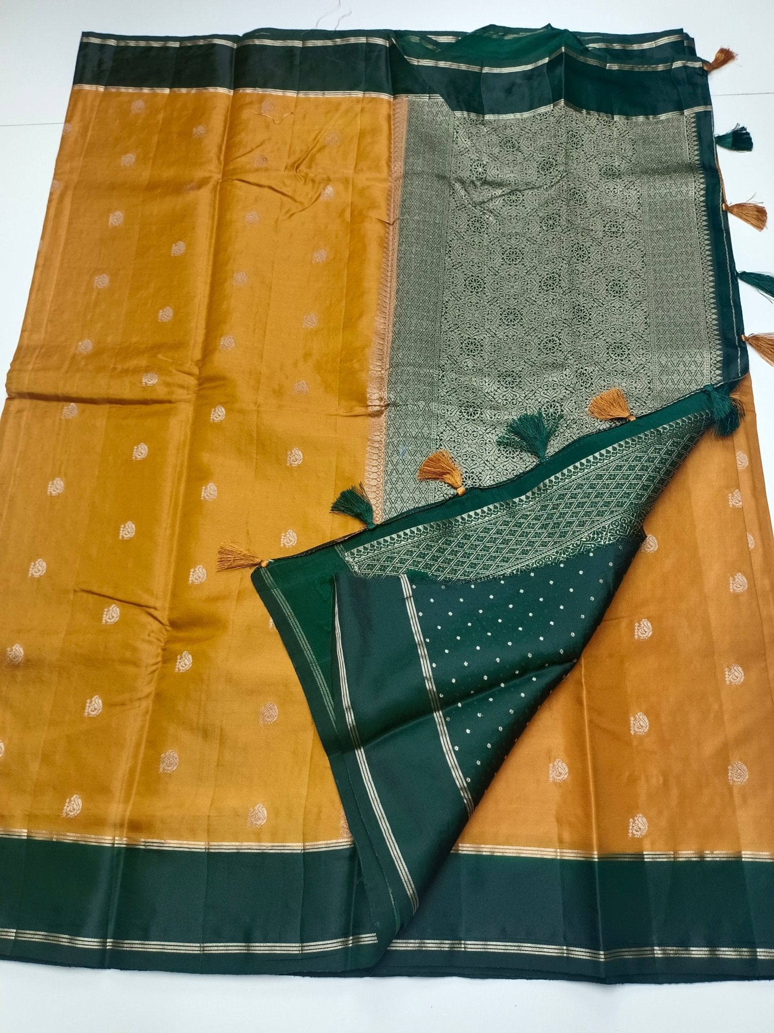FANCY TUSSER SILK SAREE - B S CHANNABASAPPA & SONS