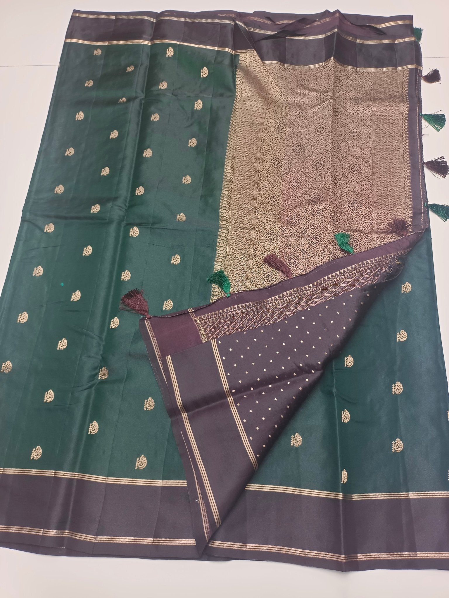 FANCY TUSSER SILK SAREE - B S CHANNABASAPPA & SONS