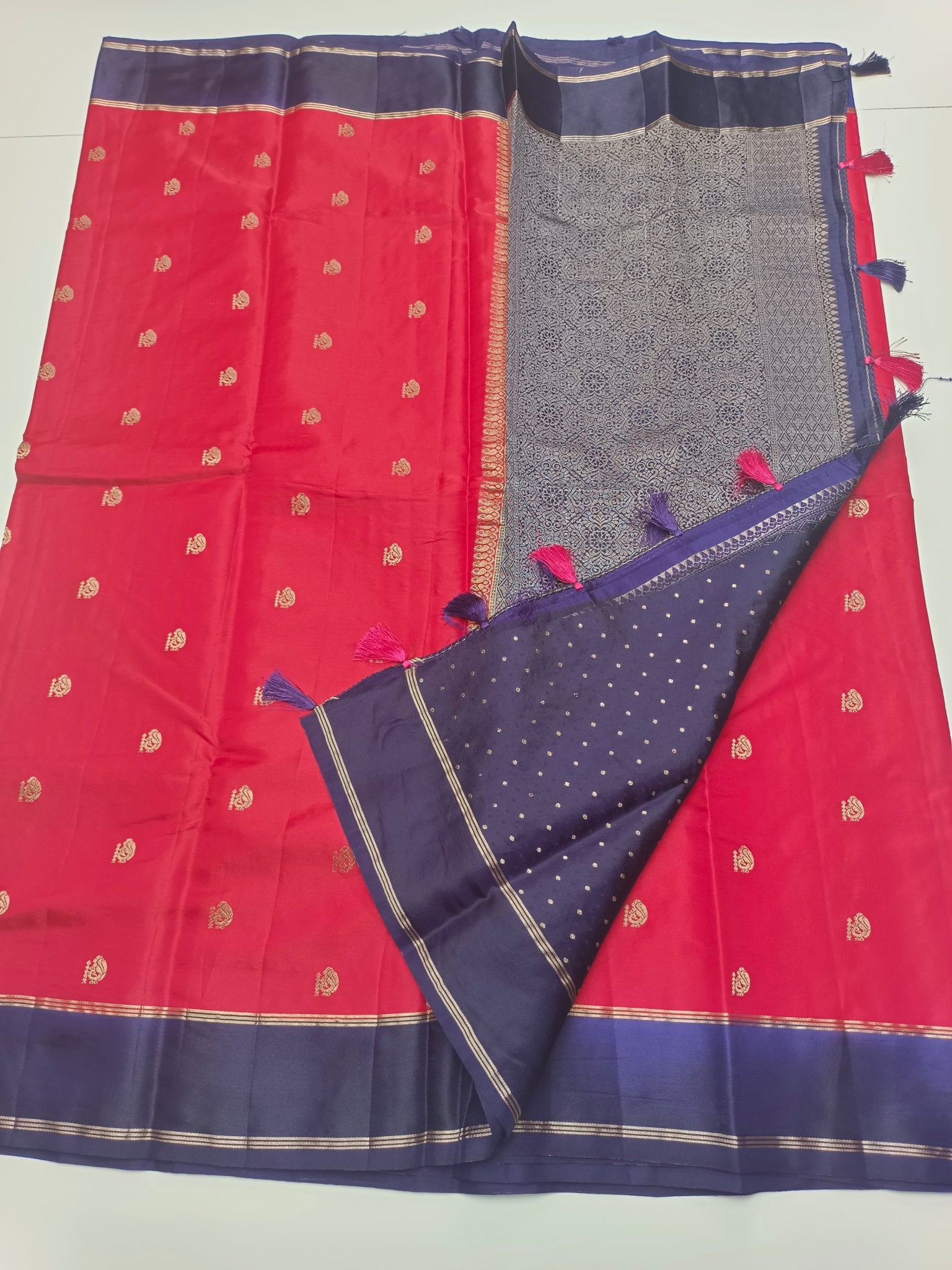 FANCY TUSSER SILK SAREE - B S CHANNABASAPPA & SONS