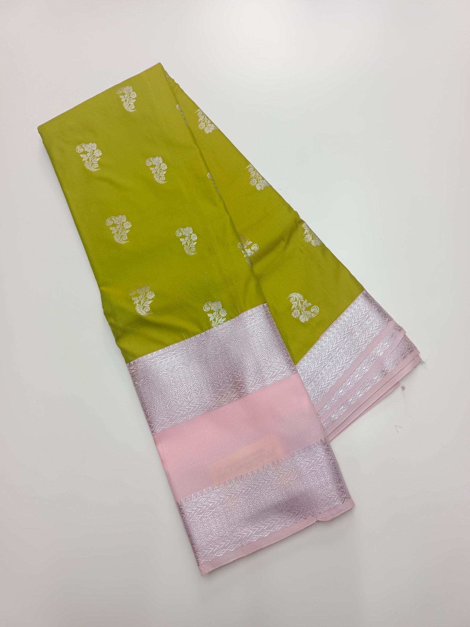 KANCHIPURAM SEMI SILK SAREE - B S CHANNABASAPPA & SONS