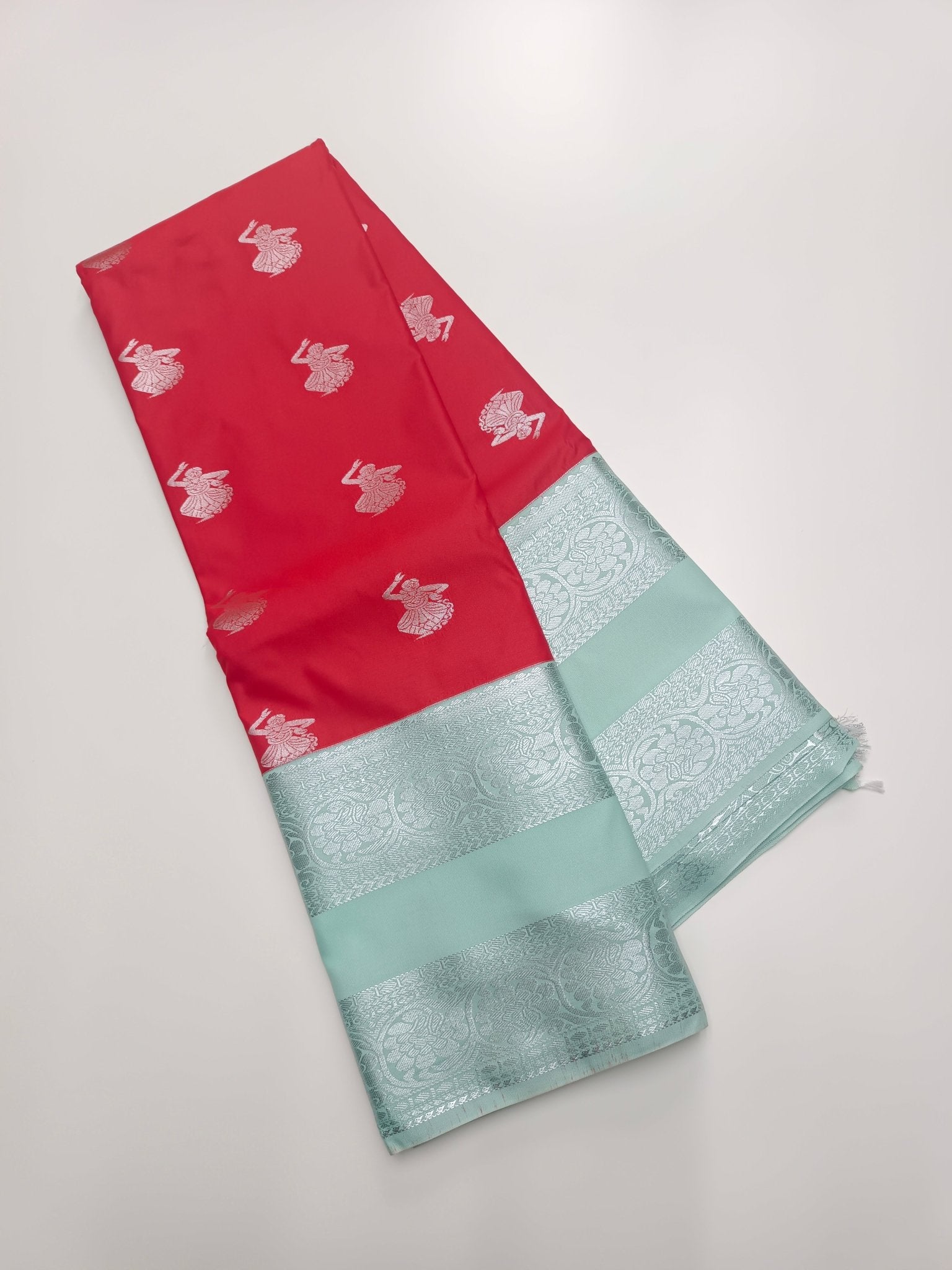 KANCHIPURAM SEMI SILK SAREE - B S CHANNABASAPPA & SONS