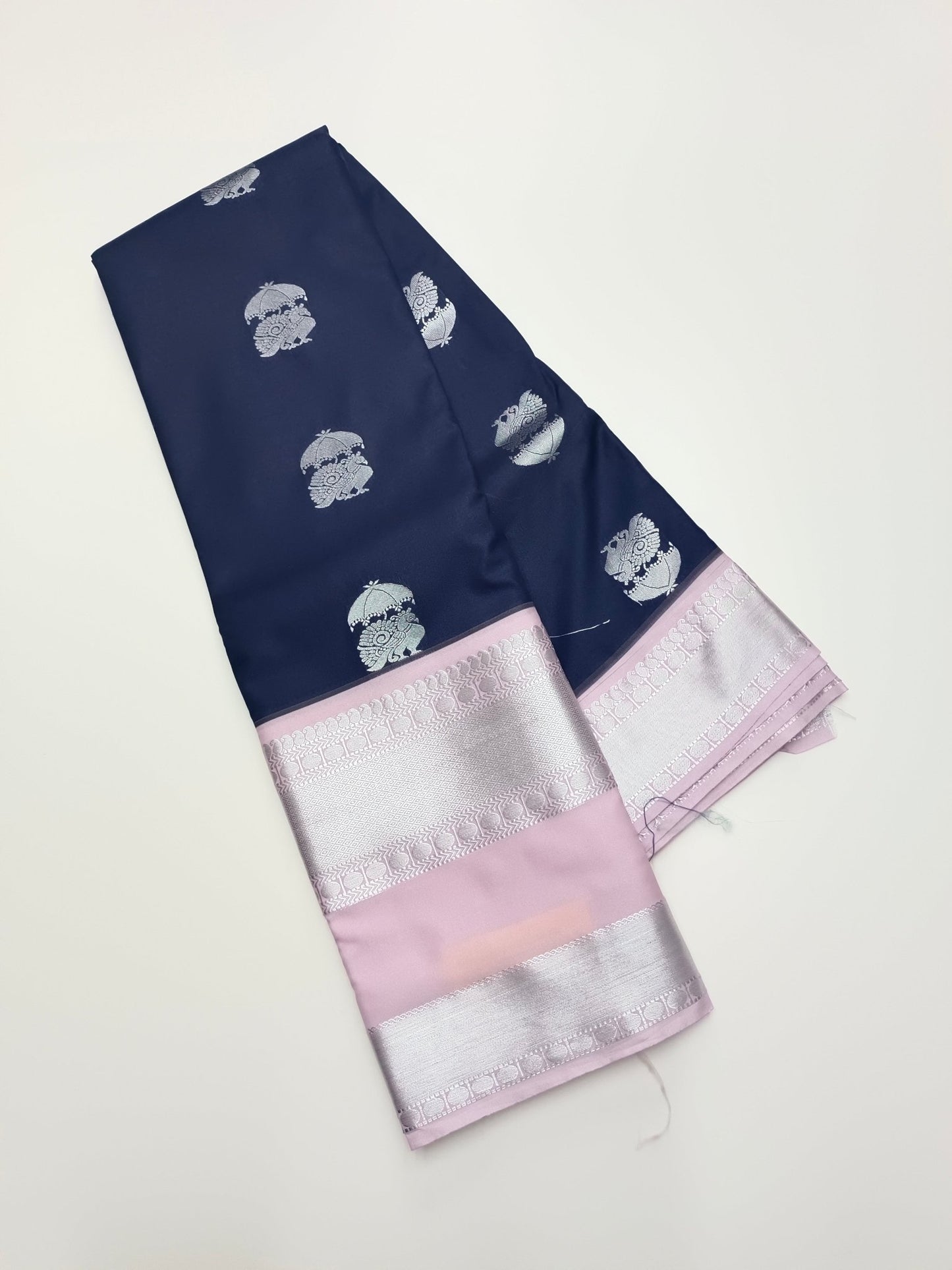 KANCHIPURAM SEMI SILK SAREE - B S CHANNABASAPPA & SONS