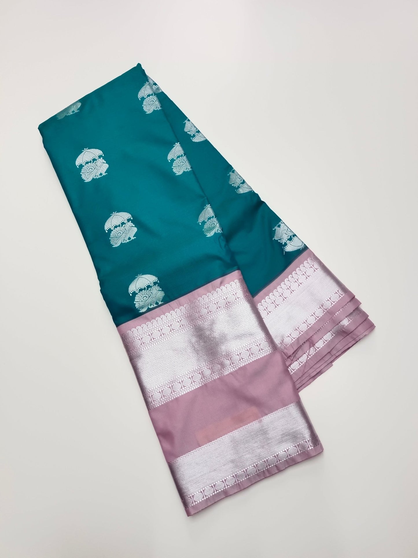 KANCHIPURAM SEMI SILK SAREE - B S CHANNABASAPPA & SONS