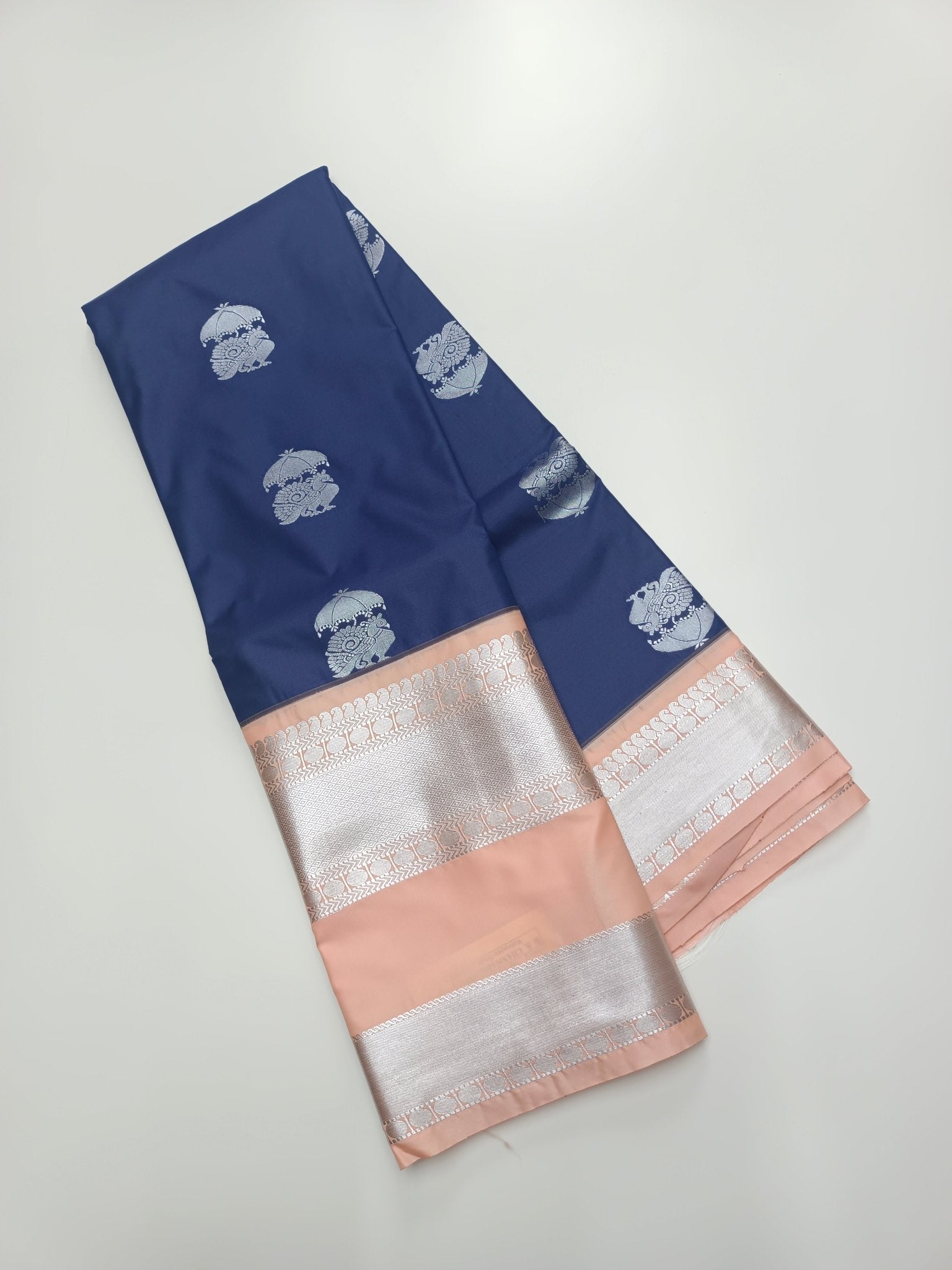 KANCHIPURAM SEMI SILK SAREE - B S CHANNABASAPPA & SONS