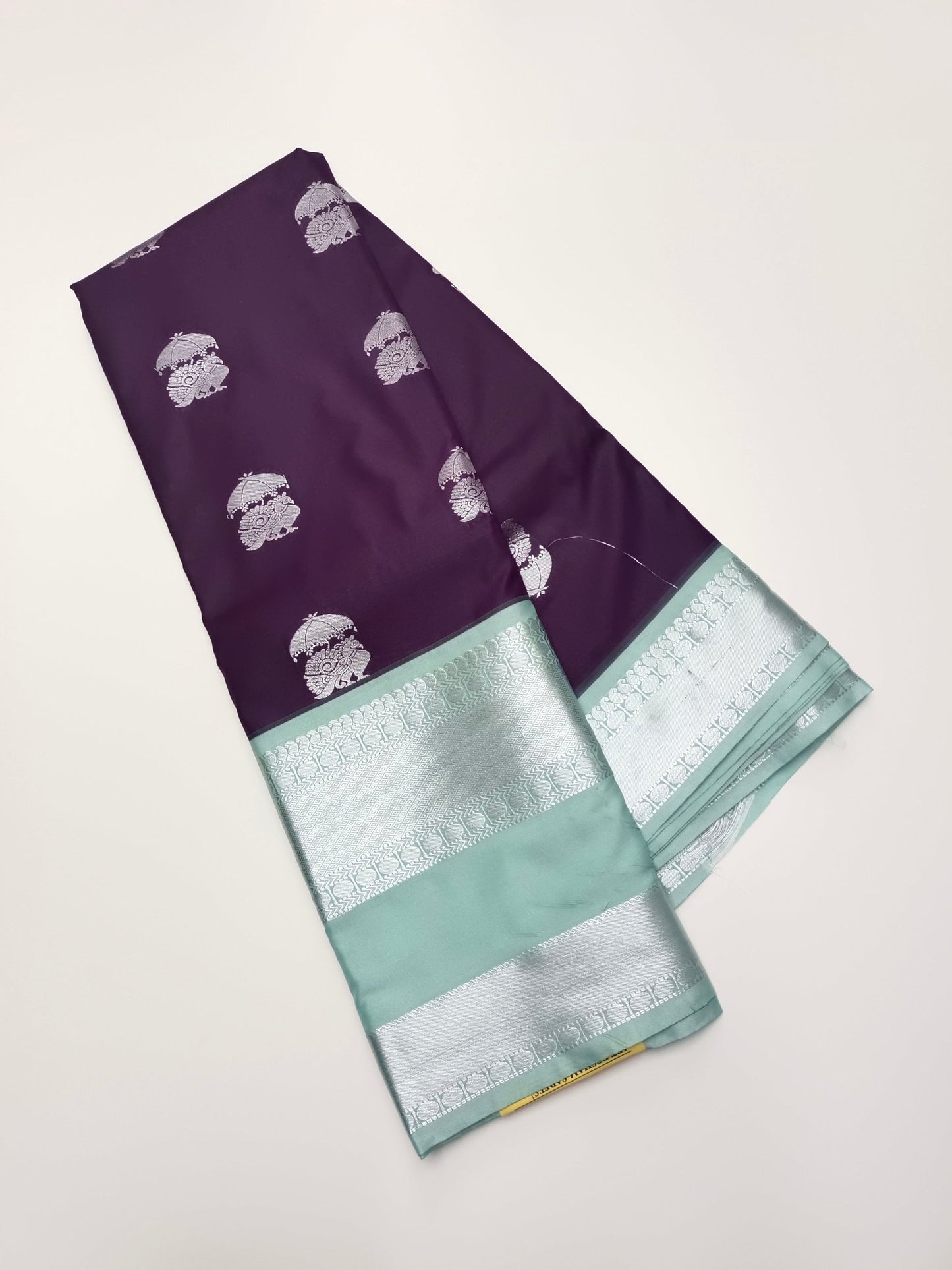KANCHIPURAM SEMI SILK SAREE - B S CHANNABASAPPA & SONS