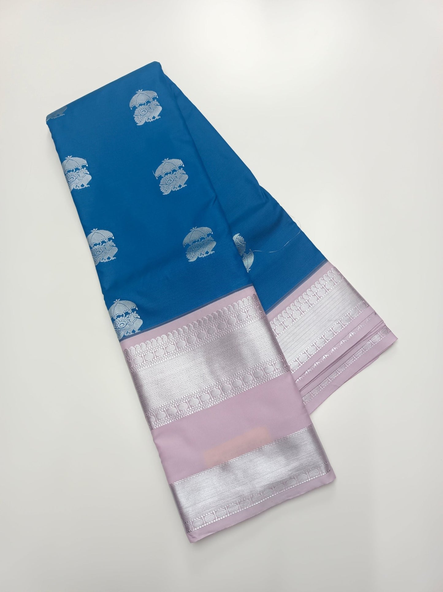 KANCHIPURAM SEMI SILK SAREE - B S CHANNABASAPPA & SONS