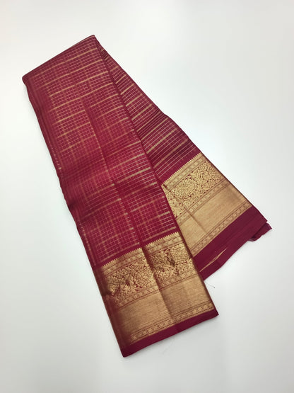 KANCHIPURAM PURE SILK SAREE - B S CHANNABASAPPA & SONS