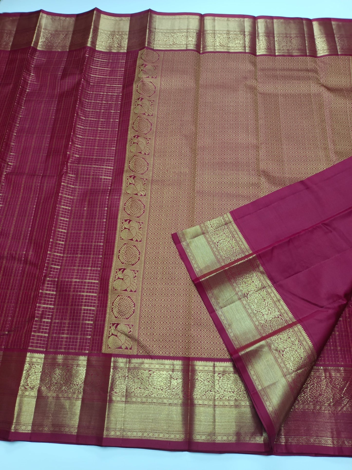 KANCHIPURAM PURE SILK SAREE - B S CHANNABASAPPA & SONS
