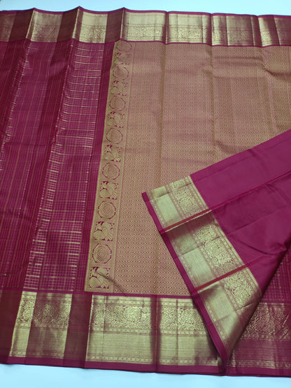 KANCHIPURAM PURE SILK SAREE - B S CHANNABASAPPA & SONS