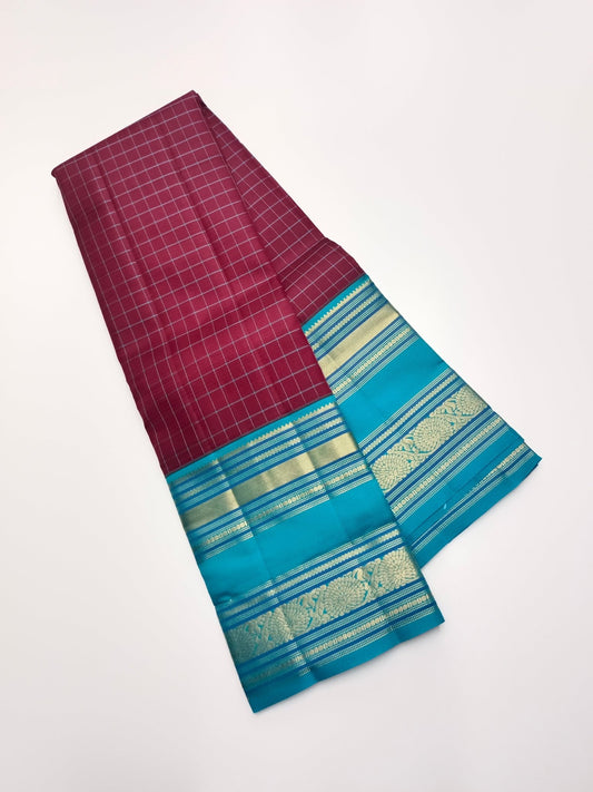 KANCHIPURAM PURE SILK SAREE - B S CHANNABASAPPA & SONS