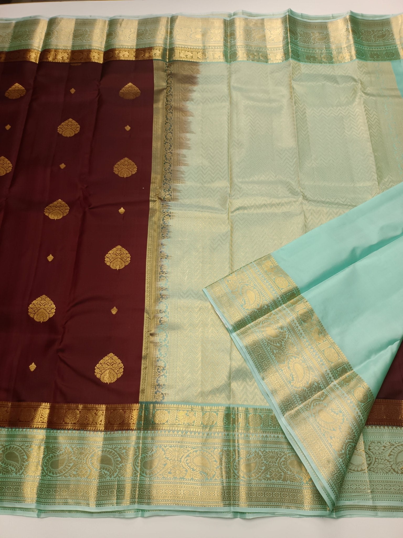KANCHIPURAM PURE SILK SAREE - B S CHANNABASAPPA & SONS