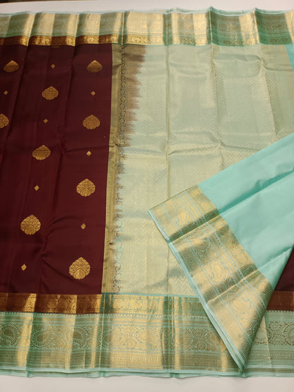 KANCHIPURAM PURE SILK SAREE - B S CHANNABASAPPA & SONS