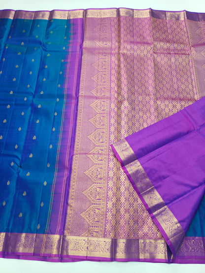 KANCHIPURAM PURE SILK SAREE - B S CHANNABASAPPA & SONS
