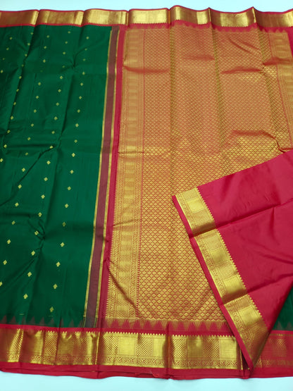 KANCHIPURAM PURE SILK SAREE - B S CHANNABASAPPA & SONS