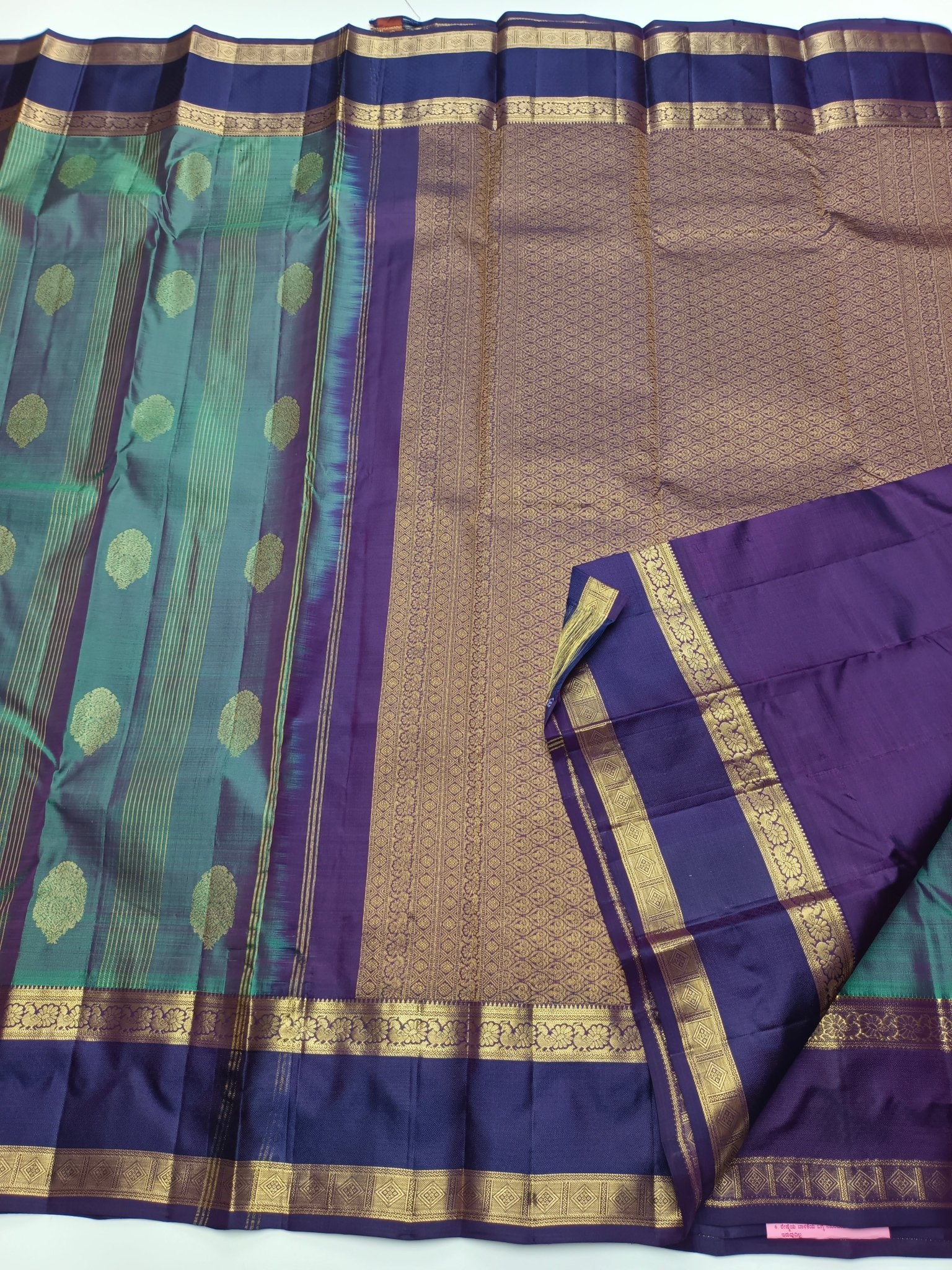 KANCHIPURAM PURE SILK SAREE - B S CHANNABASAPPA & SONS
