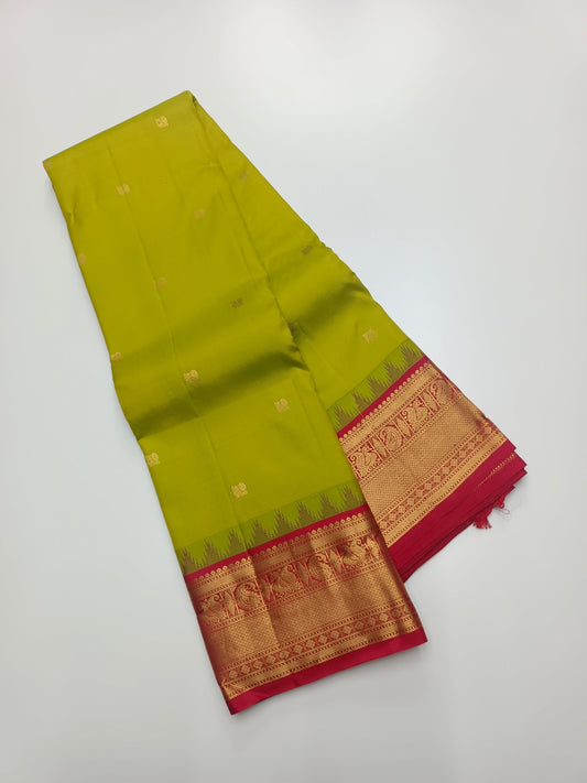 KANCHIPURAM PURE SILK SAREE - B S CHANNABASAPPA & SONS