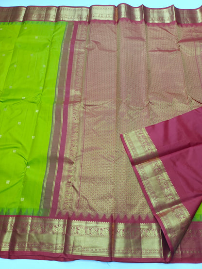 KANCHIPURAM PURE SILK SAREE - B S CHANNABASAPPA & SONS