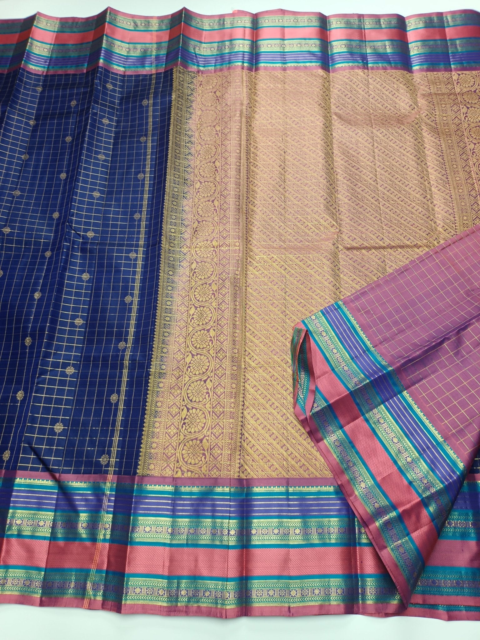 KANCHIPURAM PURE SILK SAREE - B S CHANNABASAPPA & SONS