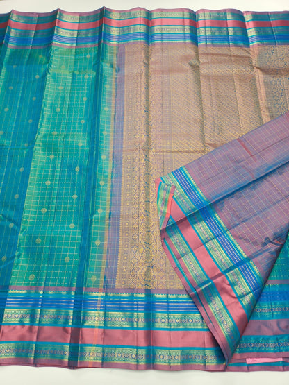 KANCHIPURAM PURE SILK SAREE - B S CHANNABASAPPA & SONS