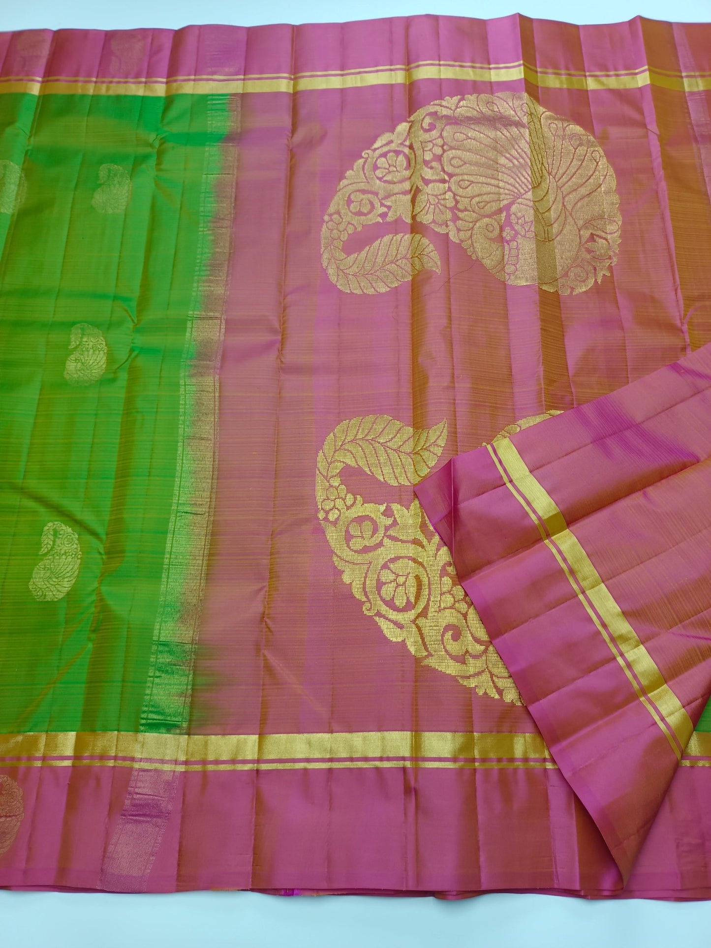 KANCHIPURAM PURE SILK SAREE - B S CHANNABASAPPA & SONS