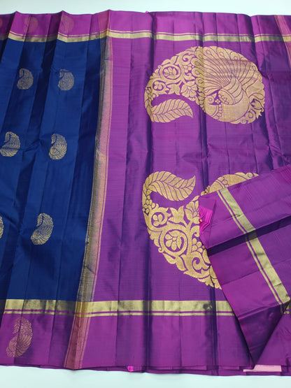 KANCHIPURAM PURE SILK SAREE - B S CHANNABASAPPA & SONS