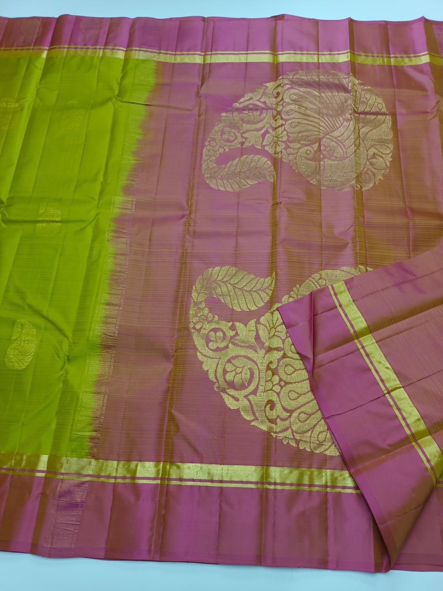 KANCHIPURAM PURE SILK SAREE - B S CHANNABASAPPA & SONS