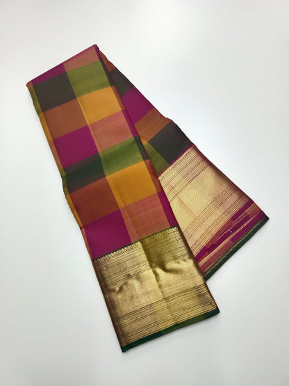 KANCHIPURAM PURE SILK SAREE - B S CHANNABASAPPA & SONS