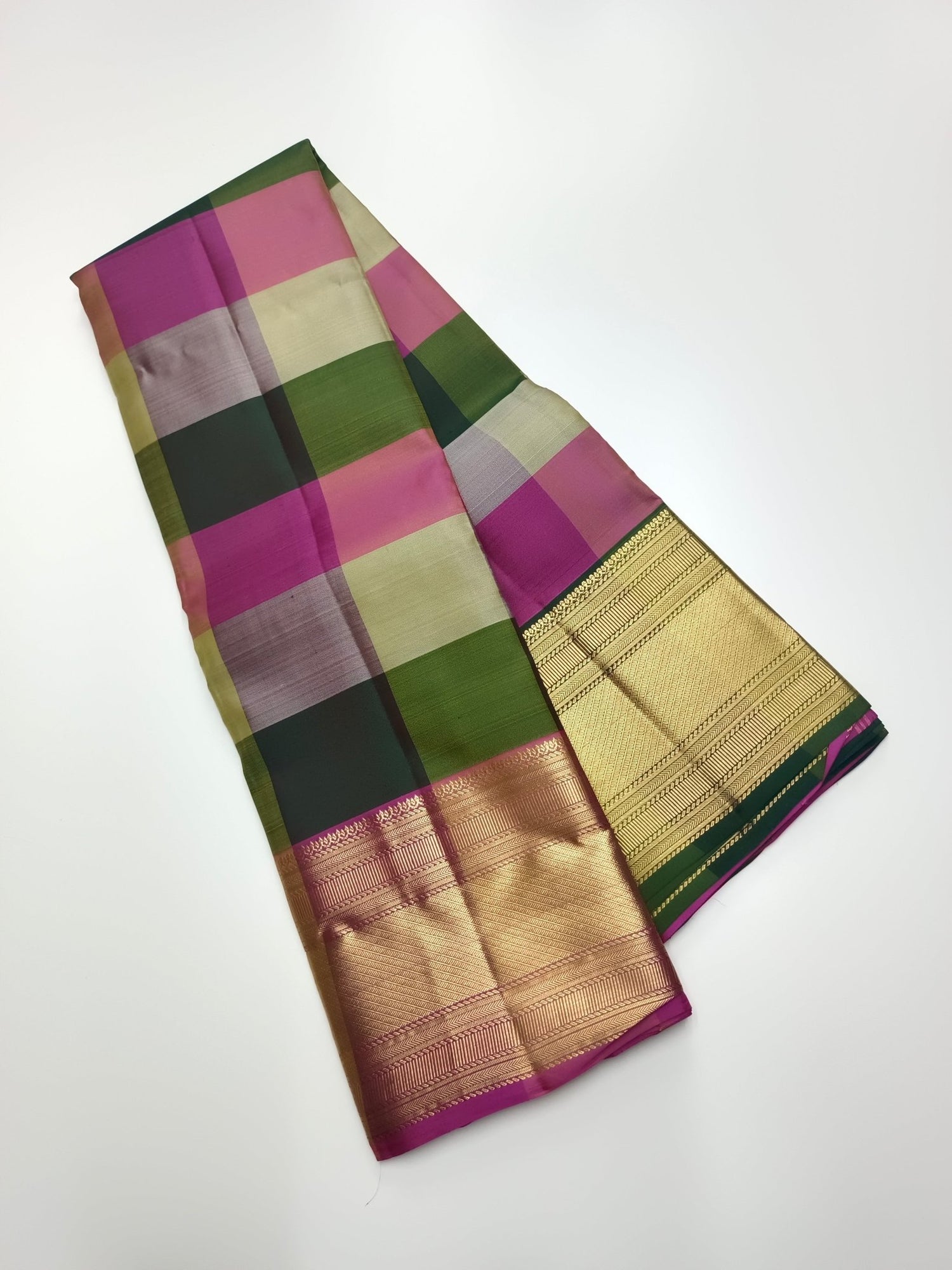 KANCHIPURAM PURE SILK SAREE - B S CHANNABASAPPA & SONS