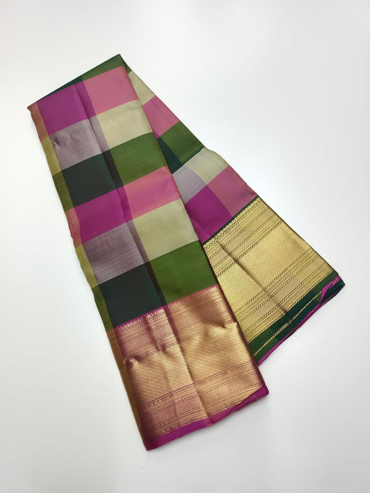KANCHIPURAM PURE SILK SAREE - B S CHANNABASAPPA & SONS