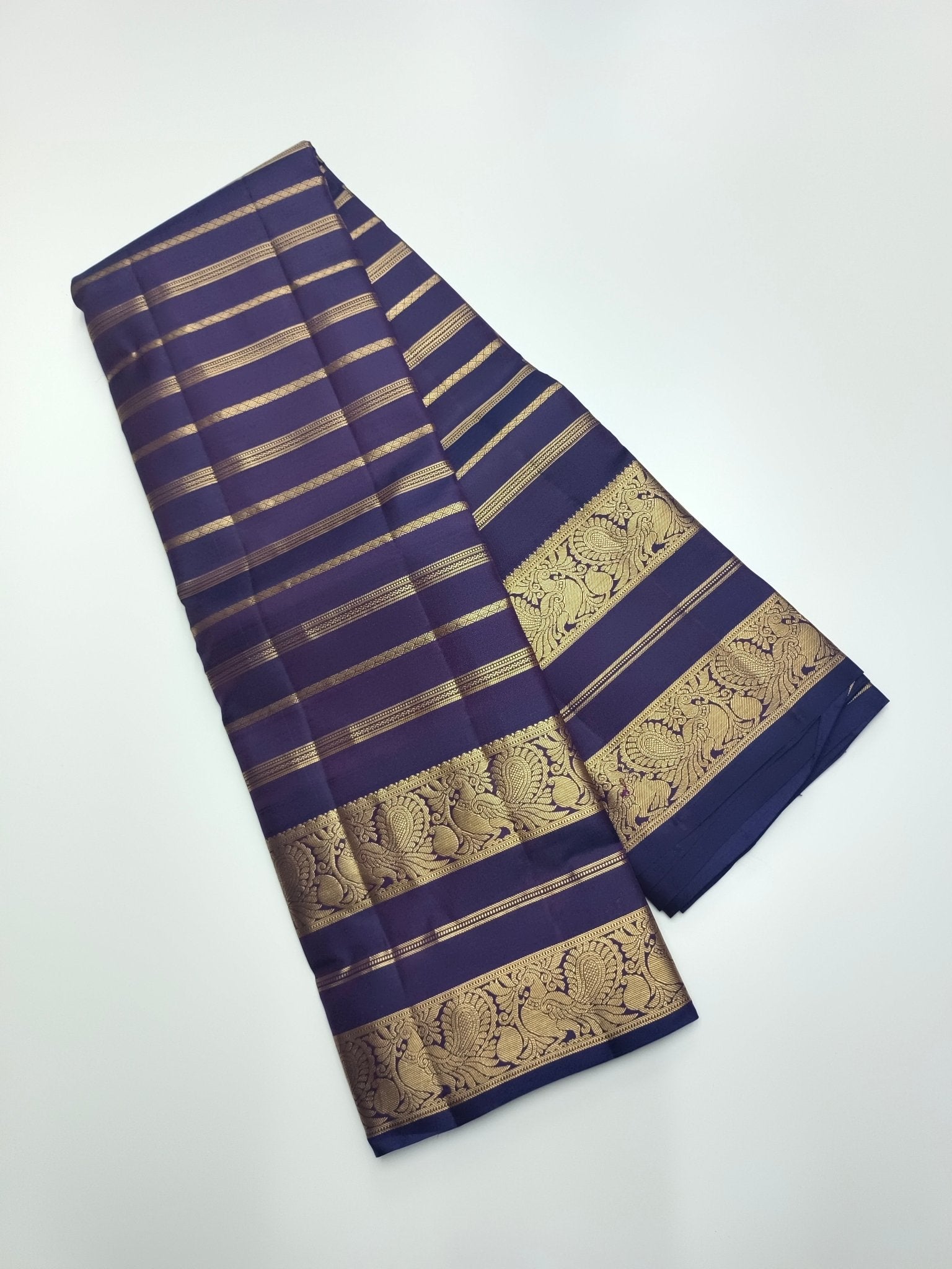 KANCHIPURAM PURE SILK SAREE - B S CHANNABASAPPA & SONS