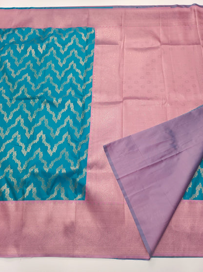 FANCY SOFT SILK SAREE - B S CHANNABASAPPA & SONS