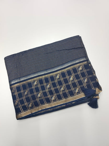 SEMI CREPE SILK SAREE (SPECIAL 20% DISCOUNT) - B S CHANNABASAPPA & SONS