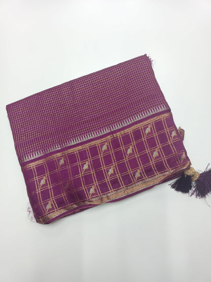 SEMI CREPE SILK SAREE (SPECIAL 20% DISCOUNT) - B S CHANNABASAPPA & SONS