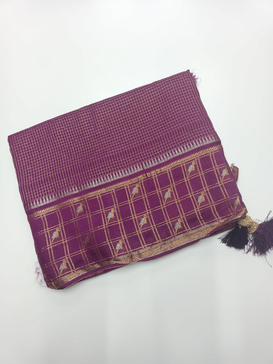 SEMI CREPE SILK SAREE (SPECIAL 20% DISCOUNT) - B S CHANNABASAPPA & SONS