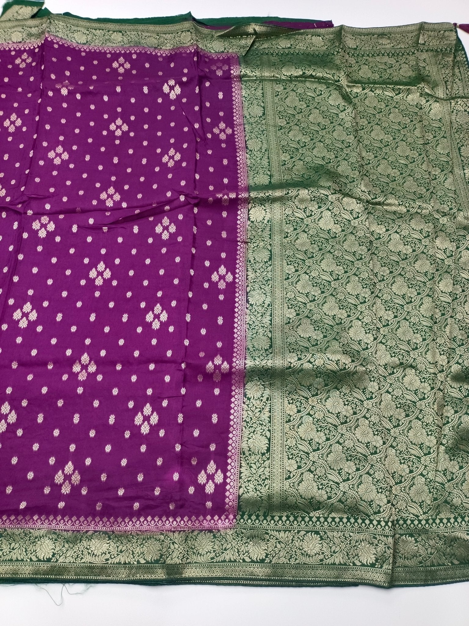 SEMI CREPE SILK SAREE (SPECIAL 20% DISCOUNT) - B S CHANNABASAPPA & SONS