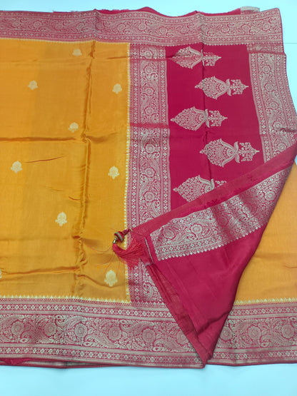 SEMI CREPE SILK SAREE (SPECIAL 20% DISCOUNT) - B S CHANNABASAPPA & SONS