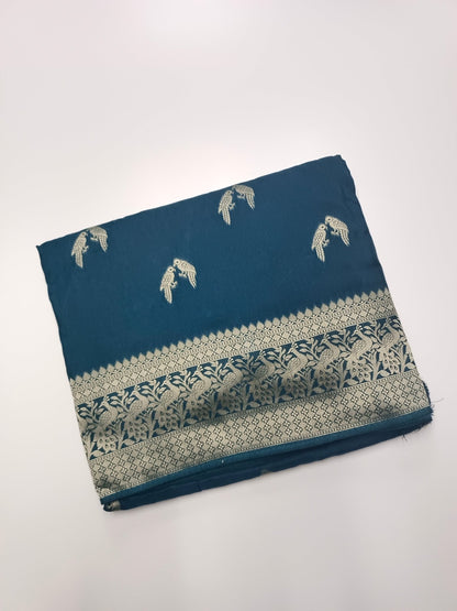 SEMI CREPE SILK SAREE (SPECIAL 20% DISCOUNT) - B S CHANNABASAPPA & SONS