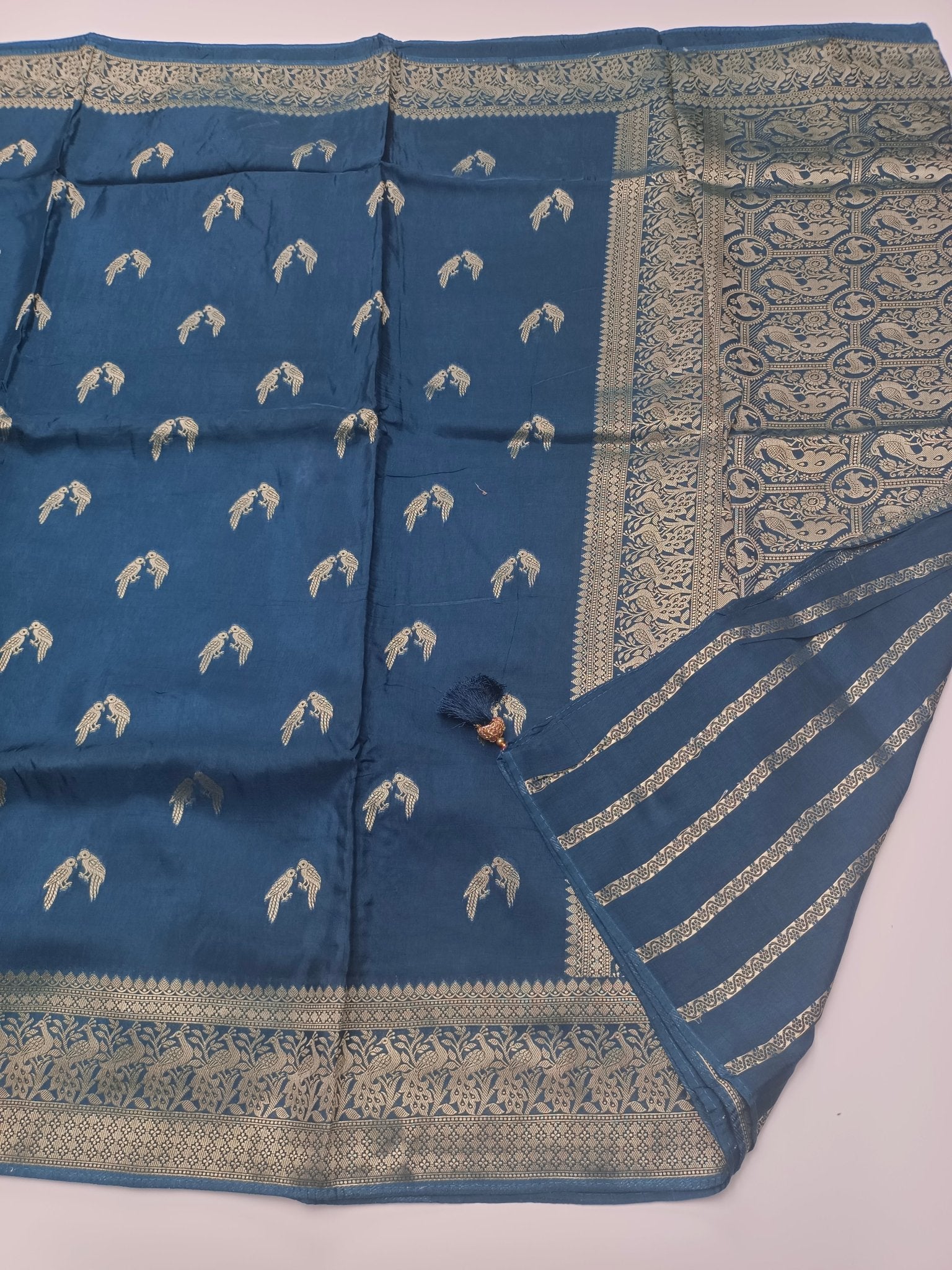 SEMI CREPE SILK SAREE (SPECIAL 20% DISCOUNT) - B S CHANNABASAPPA & SONS