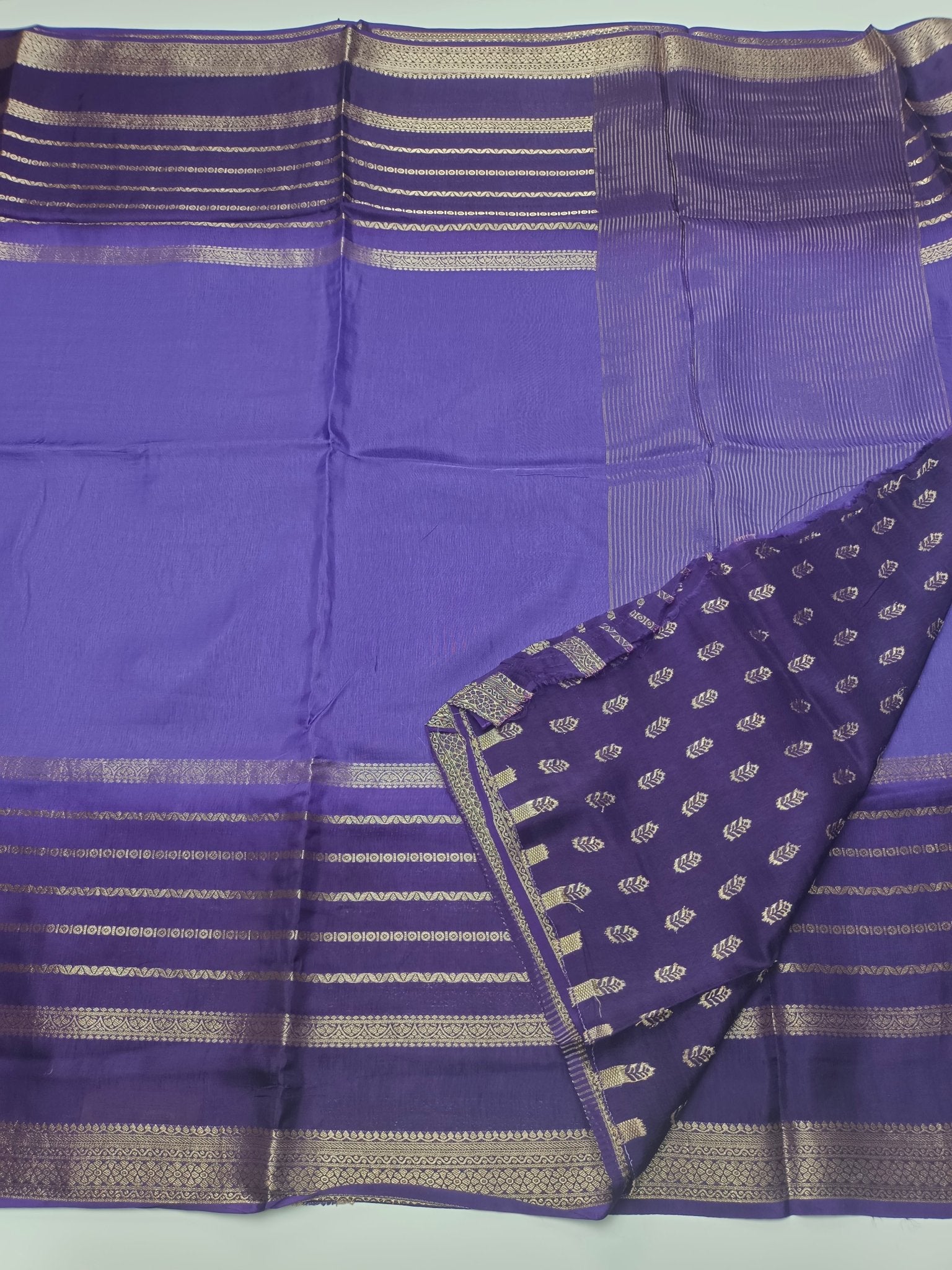 SEMI CREPE SILK SAREE (SPECIAL 20% DISCOUNT) - B S CHANNABASAPPA & SONS