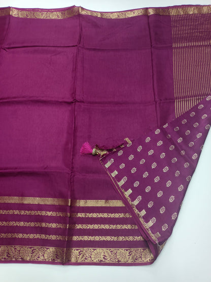 SEMI CREPE SILK SAREE (SPECIAL 20% DISCOUNT) - B S CHANNABASAPPA & SONS