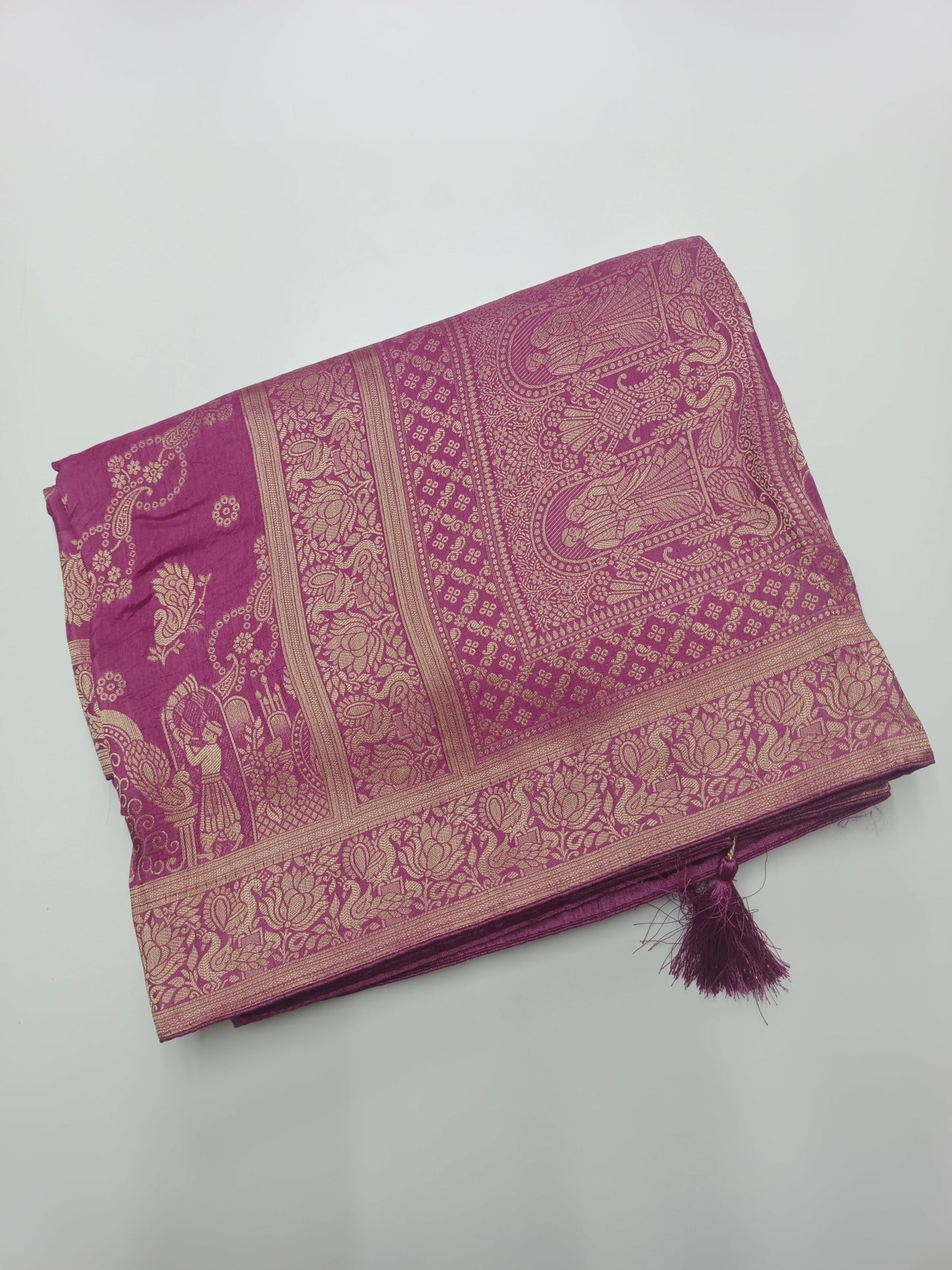 SEMI CREPE SILK SAREE (SPECIAL 20% DISCOUNT) - B S CHANNABASAPPA & SONS