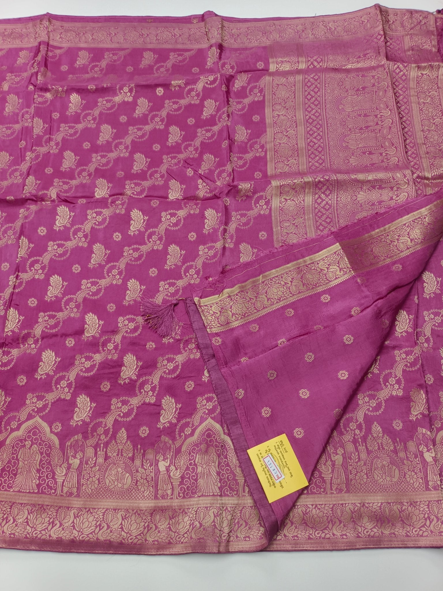 SEMI CREPE SILK SAREE (SPECIAL 20% DISCOUNT) - B S CHANNABASAPPA & SONS