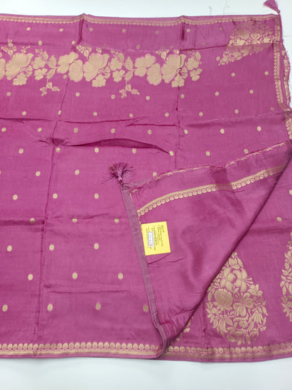 SEMI CREPE SILK SAREE (SPECIAL 20% DISCOUNT) - B S CHANNABASAPPA & SONS