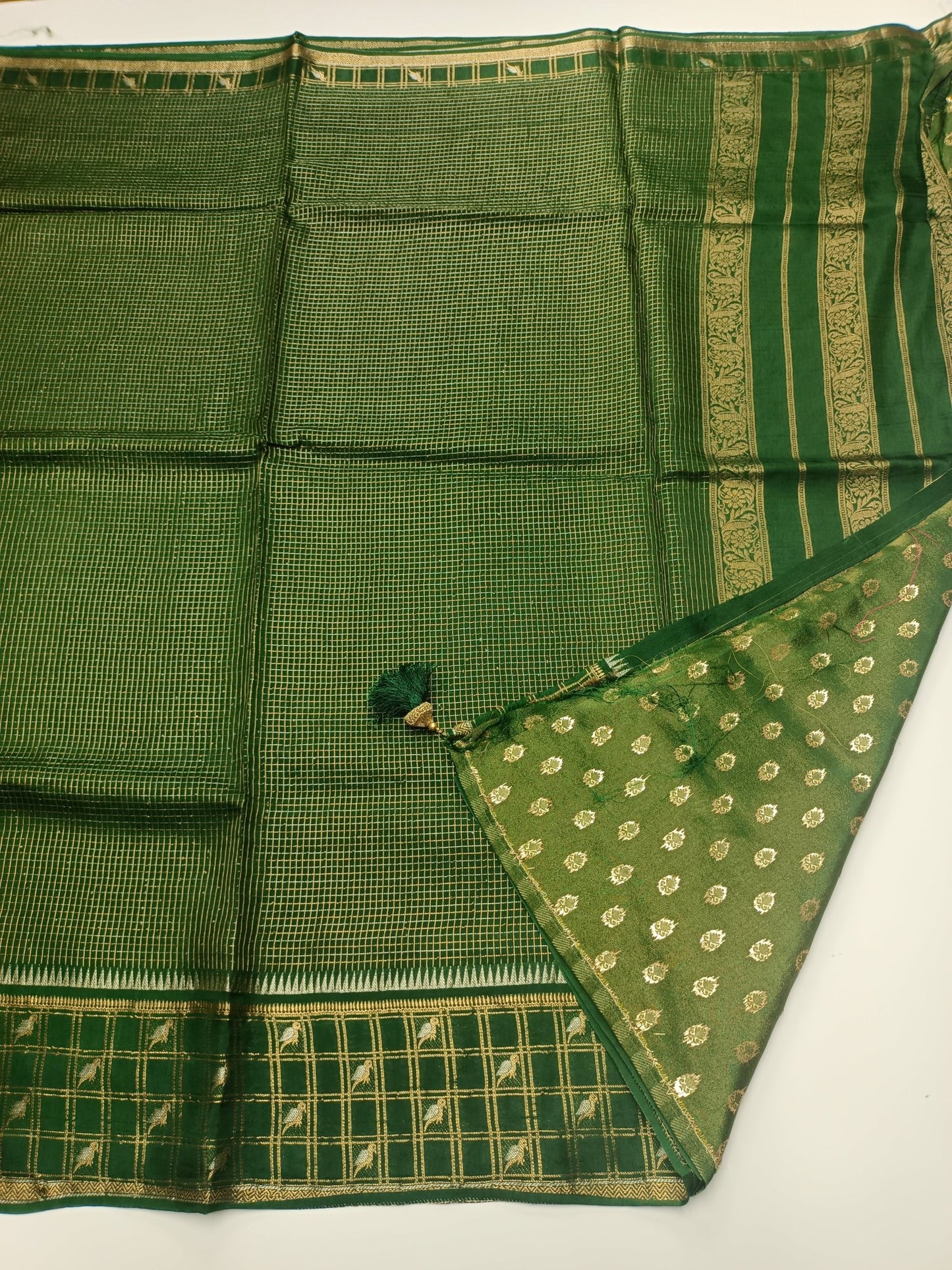 SEMI CREPE SILK SAREE (SPECIAL 20% DISCOUNT) - B S CHANNABASAPPA & SONS