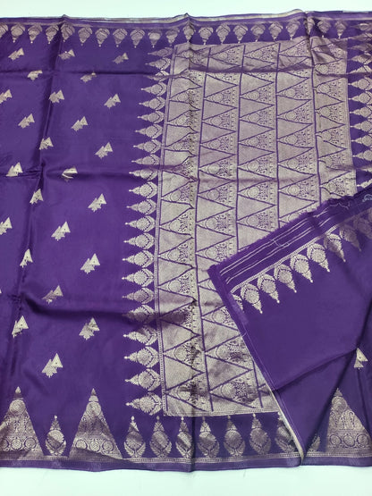 SEMI CREPE SILK SAREE (SPECIAL 20% DISCOUNT) - B S CHANNABASAPPA & SONS