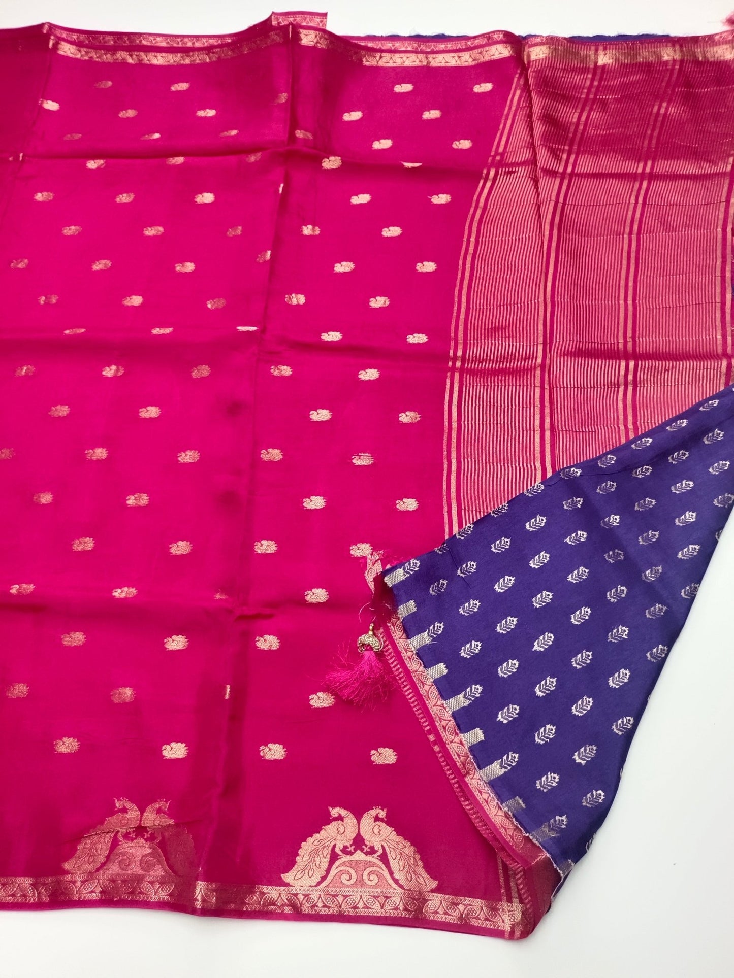 SEMI CREPE SILK SAREE (SPECIAL 20% DISCOUNT) - B S CHANNABASAPPA & SONS
