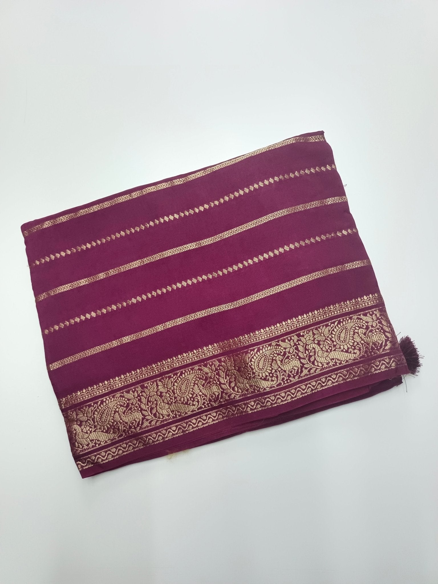 SEMI CREPE SILK SAREE (SPECIAL 20% DISCOUNT) - B S CHANNABASAPPA & SONS